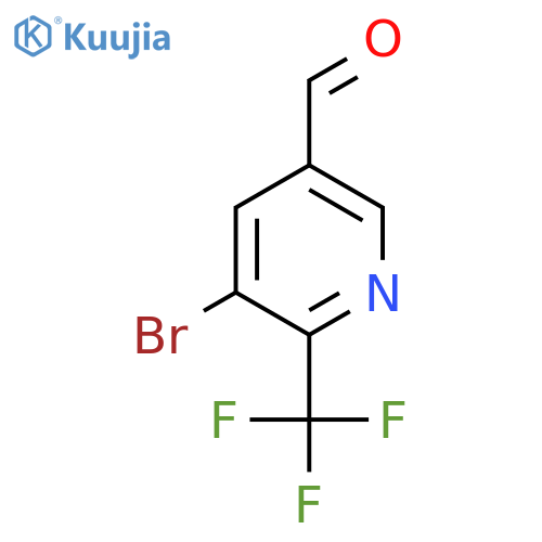 5-Bromo-6-(trifluoromethyl)nicotinaldehyde structure