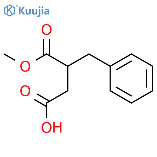 (R)-3-Benzyl-4-methoxy-4-oxobutanoic acid structure