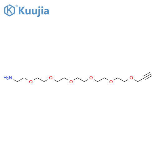 Propargyl-PEG6-NH2 structure