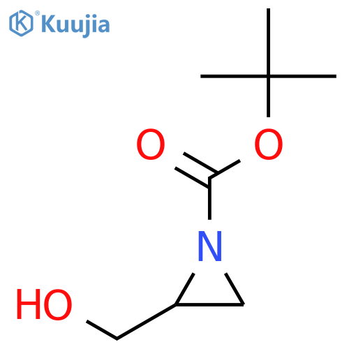tert-butyl (2S)-2-(hydroxymethyl)aziridine-1-carboxylate structure