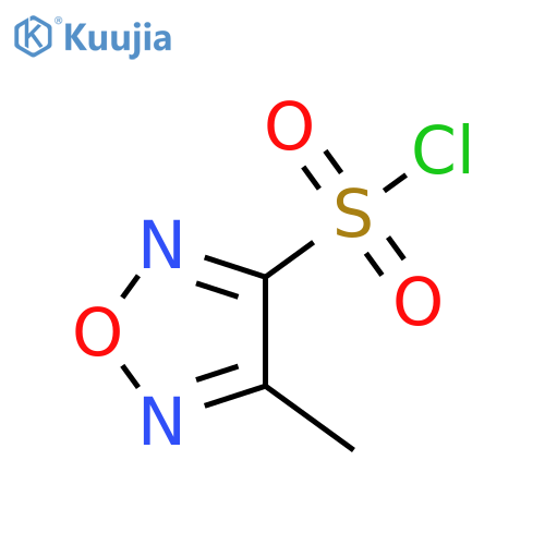 4-methyl-1,2,5-oxadiazole-3-sulfonyl chloride structure