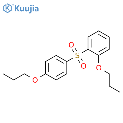 Benzene, 1-propoxy-2-[(4-propoxyphenyl)sulfonyl]- structure