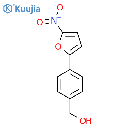 [4-(5-nitrofuran-2-yl)phenyl]methanol structure