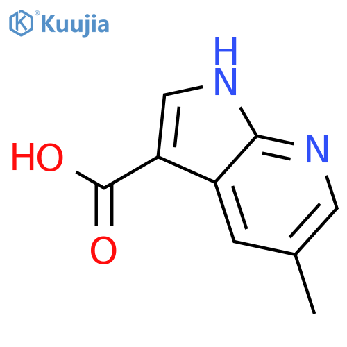 5-Methyl-1H-pyrrolo[2,3-b]pyridine-3-carboxylic acid structure