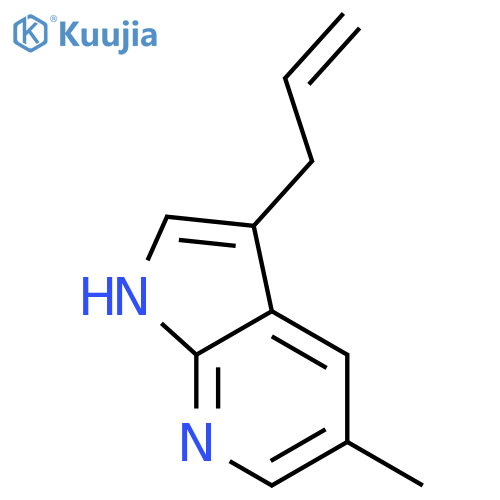 3-Allyl-5-methyl-1H-pyrrolo2,3-bpyridine structure