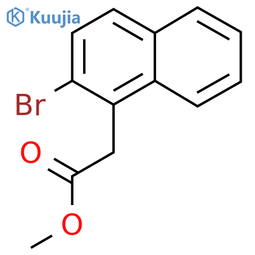 Methyl 2-bromonaphthalene-1-acetate structure