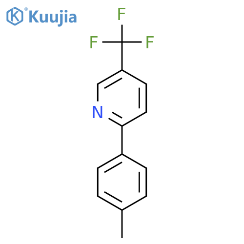 2-(4-methylphenyl)-5-(trifluoromethyl)pyridine structure