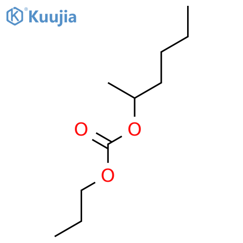 Carbonic acid, 1-methylpentyl propyl ester structure