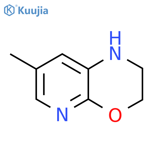 7-Methyl-1H,2H,3H-pyrido2,3-b1,4oxazine structure
