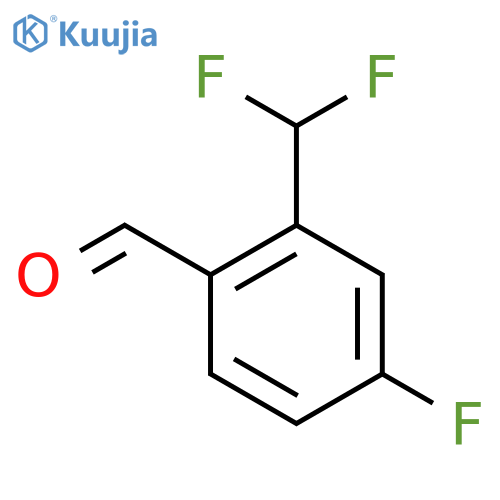 2-(Difluoromethyl)-4-fluorobenzaldehyde structure