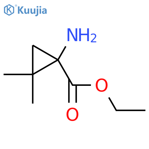 Ethyl 1-amino-2,2-dimethylcyclopropane-1-carboxylate structure