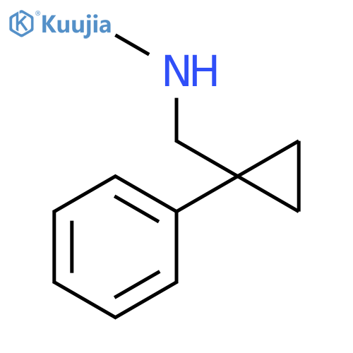 Methyl(1-phenylcyclopropyl)methylamine structure