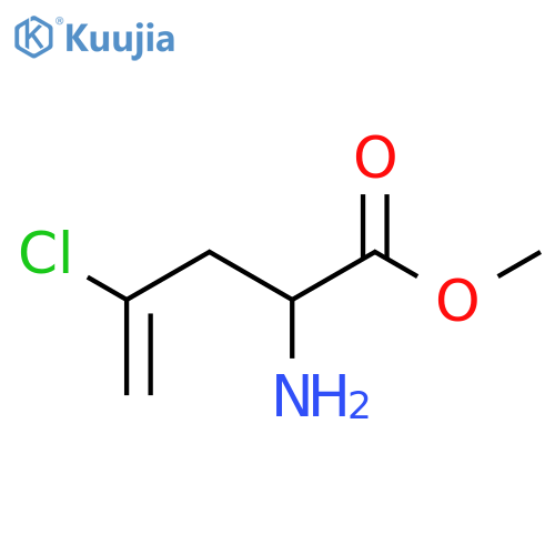 methyl 2-amino-4-chloropent-4-enoate structure