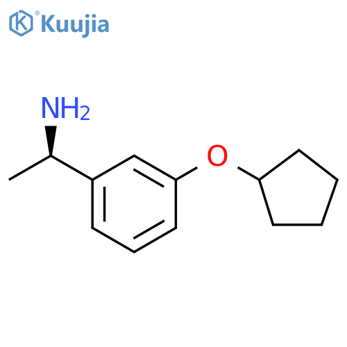 (1R)-1-(3-CYCLOPENTYLOXYPHENYL)ETHYLAMINE structure