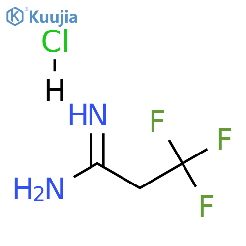 3,3,3-trifluoropropanimidamide hydrochloride structure
