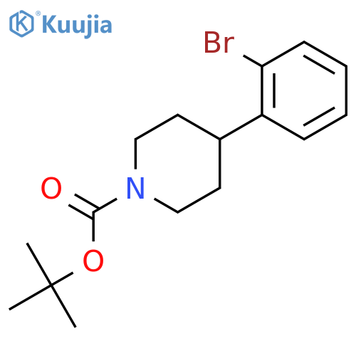 1-Boc-4-(2-bromophenyl)piperidine structure