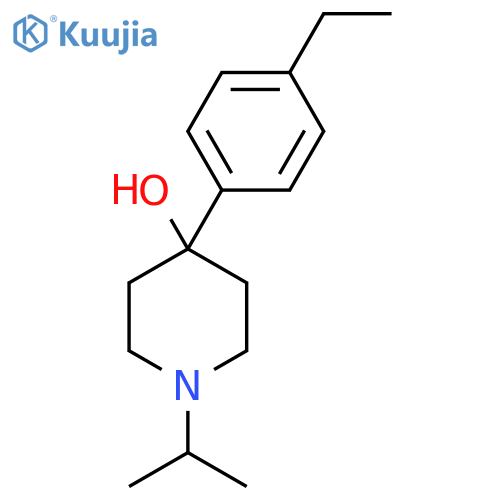 4-(4-Ethylphenyl)-4-hydroxy-1-iso-propylpiperidine structure