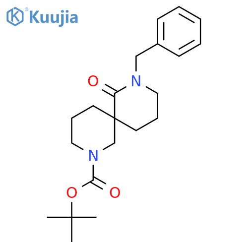 tert-Butyl 10-benzyl-11-oxo-4,10-diazaspiro[5.5]undecane-4-carboxylate structure