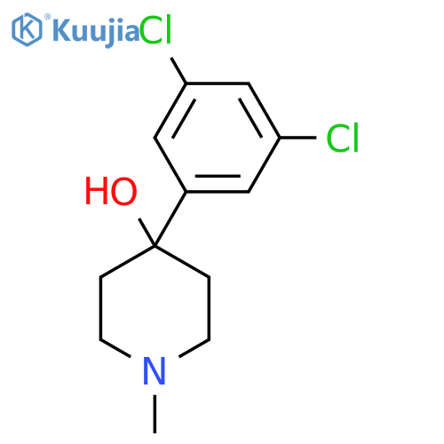 4-(3,5-Dichlorophenyl)-4-hydroxy-1-methylpiperidine structure