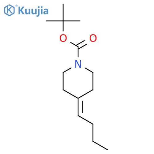 tert-Butyl 4-butylidenepiperidine-1-carboxylate structure