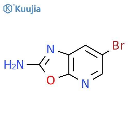6-Bromo-oxazolo5,4-bpyridin-2-ylamine structure