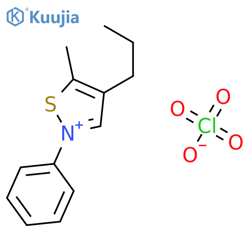 Isothiazolium, 5-methyl-2-phenyl-4-propyl-, perchlorate structure