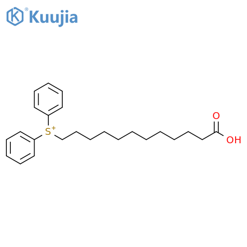 (11-Carboxyundecyl)diphenylsulfonium structure