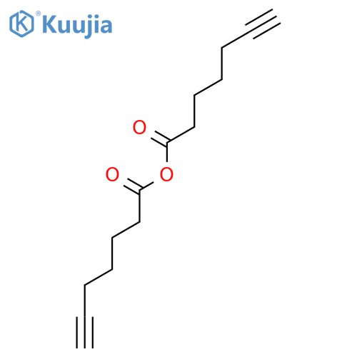 6-Heptynoic acid, anhydride structure