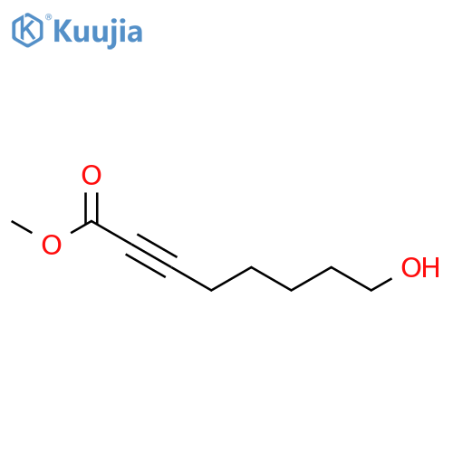 2-Octynoic acid, 8-hydroxy-, methyl ester structure