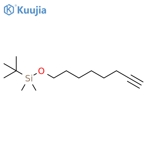 Silane, (1,1-dimethylethyl)dimethyl(7-octynyloxy)- structure