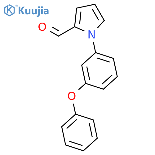 1H-Pyrrole-2-carboxaldehyde, 1-(3-phenoxyphenyl)- structure
