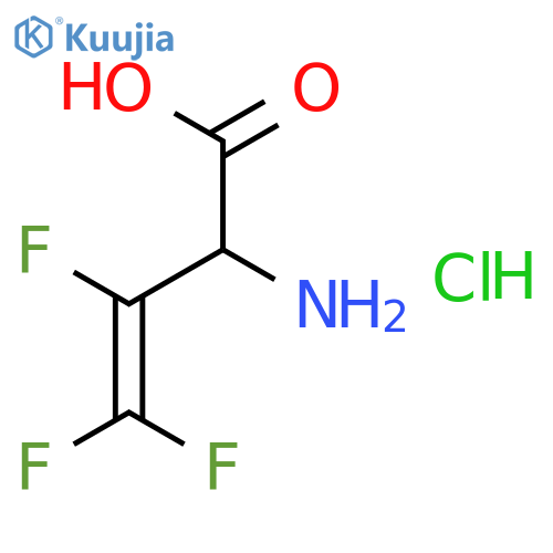 2-\u200bAmino-\u200b3,\u200b4,\u200b4-\u200btrifluoro-\u200b3-\u200bbutenoic Acid Hydrochloride Salt structure