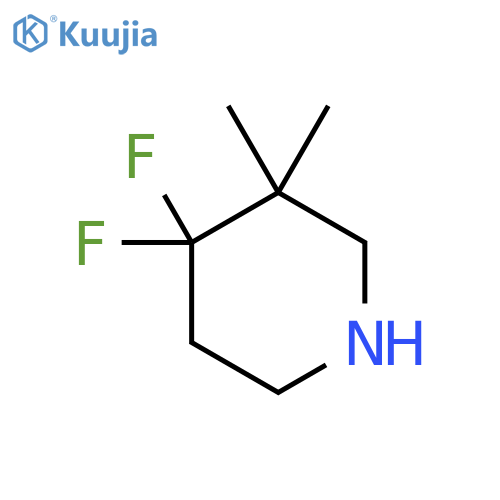 4,4-Difluoro-3,3-dimethylpiperidine structure