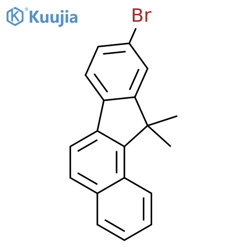 9-Bromo-11,11-dimethyl-11H-benzo[a]fluorene structure