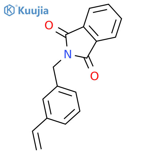 1H-Isoindole-1,3(2H)-dione, 2-[(3-ethenylphenyl)methyl]- structure