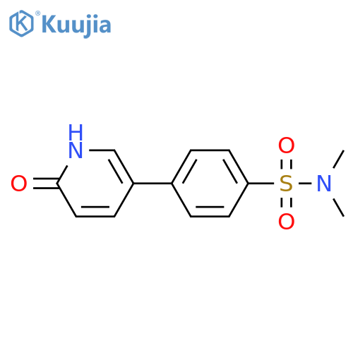 5-(4-N,N-Dimethylsulfamoylphenyl)-2-hydroxypyridine structure