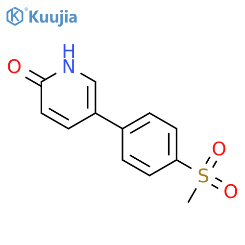 5-(4-methylsulfonylphenyl)-1H-pyridin-2-one structure