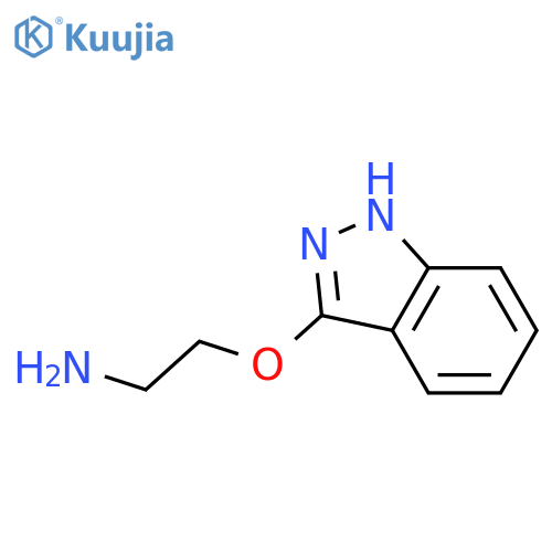 2-(1H-indazol-3-yloxy)ethan-1-amine structure