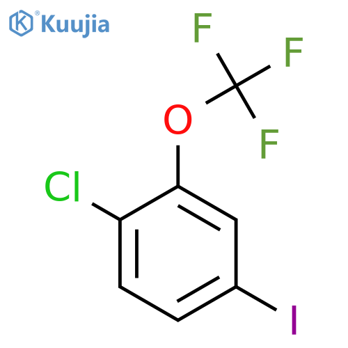 1-Chloro-4-iodo-2-(trifluoromethoxy)benzene structure