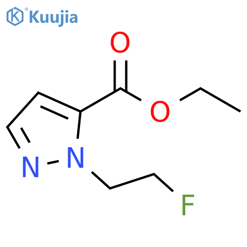 ethyl 1-(2-fluoroethyl)-1H-pyrazole-5-carboxylate structure