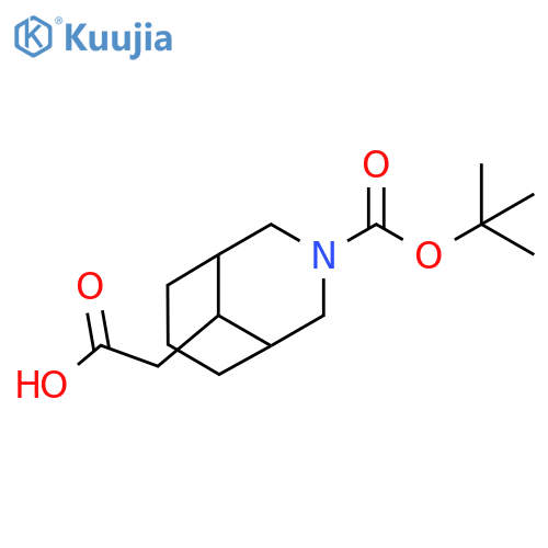 2-(3-tert-butoxycarbonyl-3-azabicyclo[3.3.1]nonan-9-yl)acetic acid structure