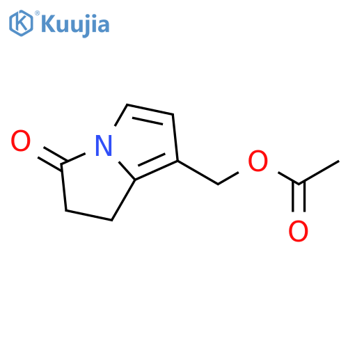 7-[(acetyloxy)methyl]-1,2-dihydro-3H-Pyrrolizin-3-one structure