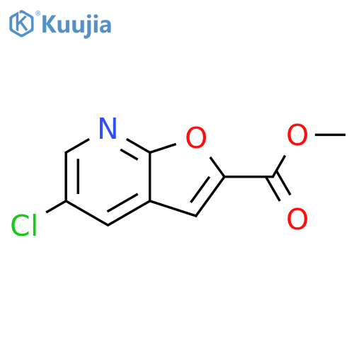 Methyl 5-chlorofuro[2,3-b]pyridine-2-carboxylate structure