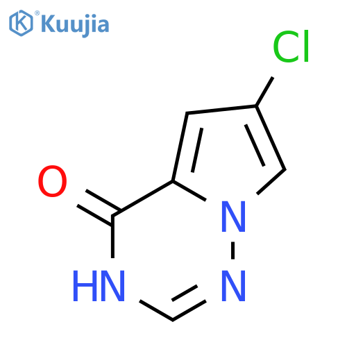 6-chloro-3H,4H-pyrrolo[2,1-f][1,2,4]triazin-4-one structure