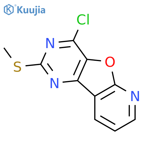 4-Chloro-2-(methylsulfanyl)pyrido[3',2':4,5]furo-[3,2-d]pyrimidine structure
