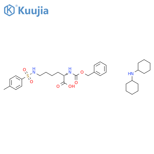 Z-Lys(tos)-OH dcha structure