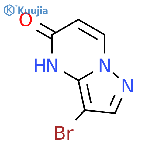 3-bromo-4H,5H-pyrazolo[1,5-a]pyrimidin-5-one structure