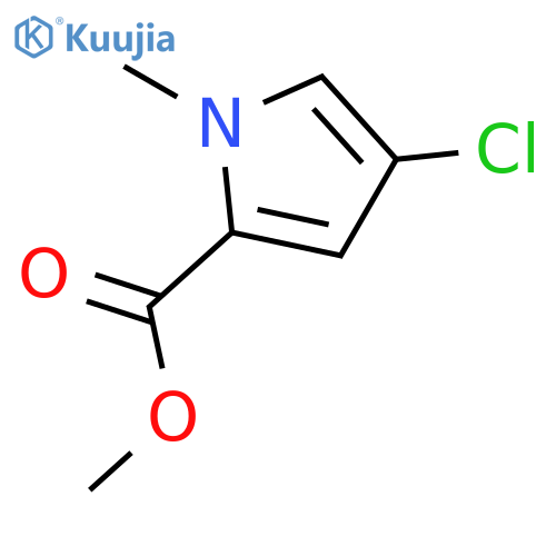 4-chloro-1-methyl-1H-Pyrrole-2-carboxylic acid methyl ester structure