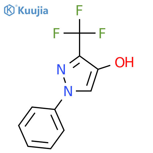 1H-Pyrazol-4-ol,1-phenyl-3-(trifluoromethyl)- structure
