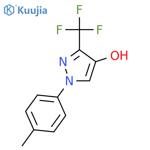 1H-Pyrazol-4-ol, 1-(4-methylphenyl)-3-(trifluoromethyl)- structure